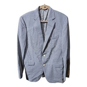 SAMUELSOHN Checkered Plaid ‎ Blazer Jacket - Size 42L
